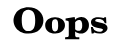 oops ロゴ